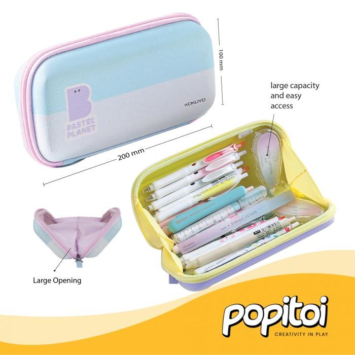 

Kokuyo Pastel Planet Eva Desktop Zipper Pen Case Pencil Smiggle Tempat