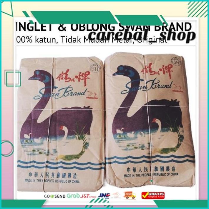 KAOS DALAM SINGLET OBLONG PRIA SWAN BRAND PUTIH SIZE 34~42 ORIGINAL KUALITAS BERKELAS