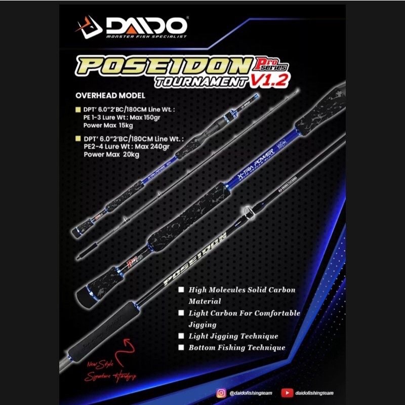 Joran daido poseidon pro series new tournament