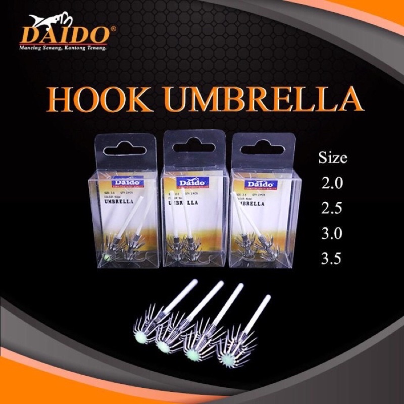 Kail cumi daido hook umbrella