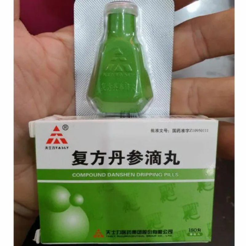 Compound Danshen Dripping Pills - Fu Fang Danshen Diwan Obat Jantung