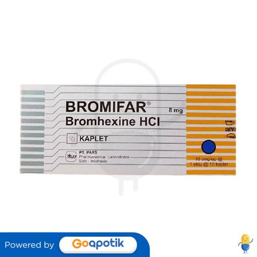 BROMIFAR 8 MG BOX 100 KAPLET