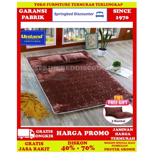 Kasur Lipat Busa Gulung Lantai Travel Karpet Sherinna 140x200 140x200