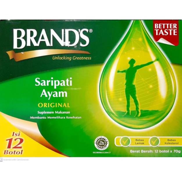 

BRAND'S SARIPATI AYAM ORIGINAL ( 12 BOTOL @ 70 GRAM) Best Seller