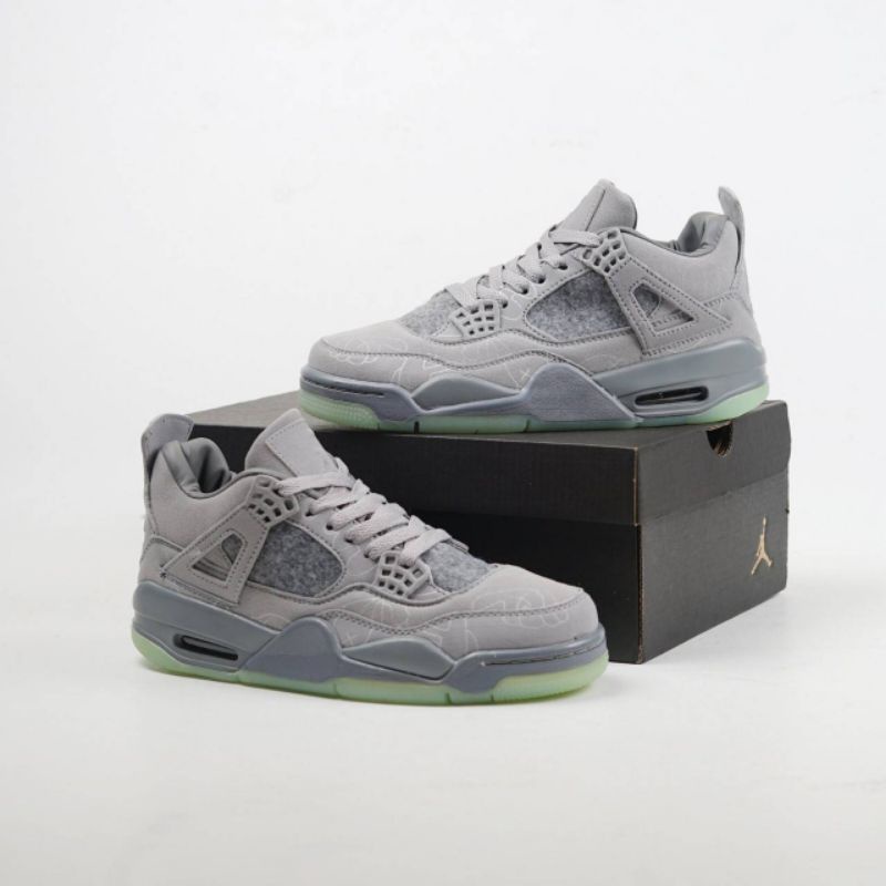 (KS) Nike Air Jordan 4 Retro Kaws Cement Grey