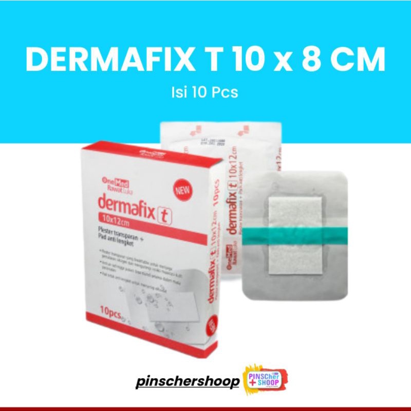 DERMAFIX T PLESTER ANTI AIR 10 X 8 CM || BOX