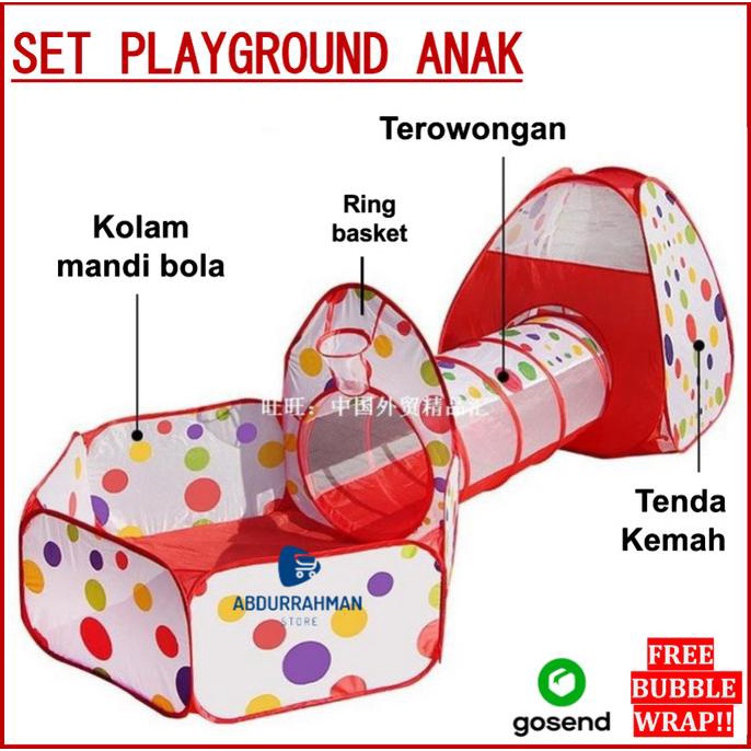 Mainan Tenda Kemah Kemahan Kolam Mandi Bola Playground Anak Anak Bayi