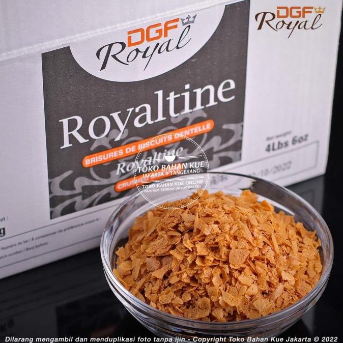 

DGF La Royaltine Crunchy Flakes 500gr Waffle Crunch Remah Cake Topping