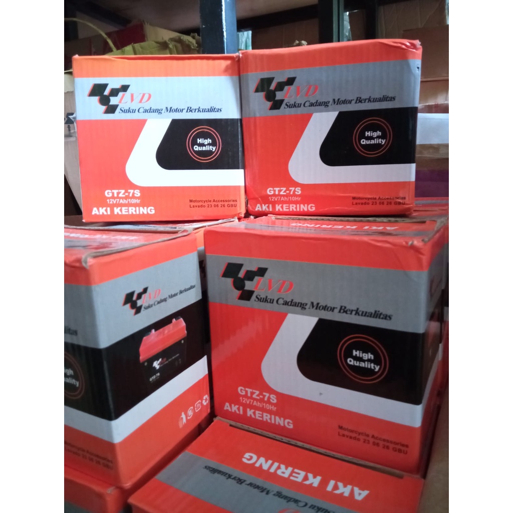 Aki motor 7 Ampere CBR CB150 SATRIA fu Honda vario 125 Vario 150 LVD aki kering