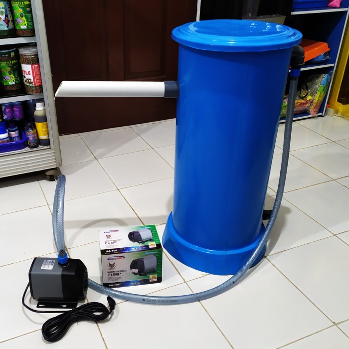 Paket Lengkap Jernih Filter Kolam Ikan Koi Hias 1. Liter