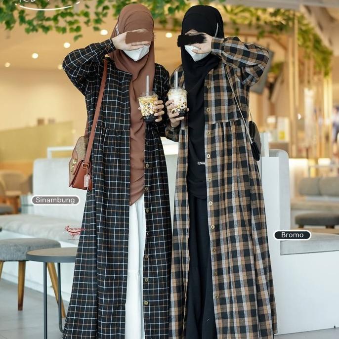 KS FLANEL GAMIS / LONG OUTER BY KHUMAIRA SYARI