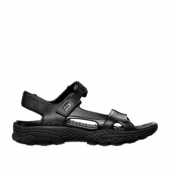 SEPATU PRIA SKECHERS SANDAL PRIA CRESTON ULTRA MEN'S SANDALS - BLACK EL09I09A82L