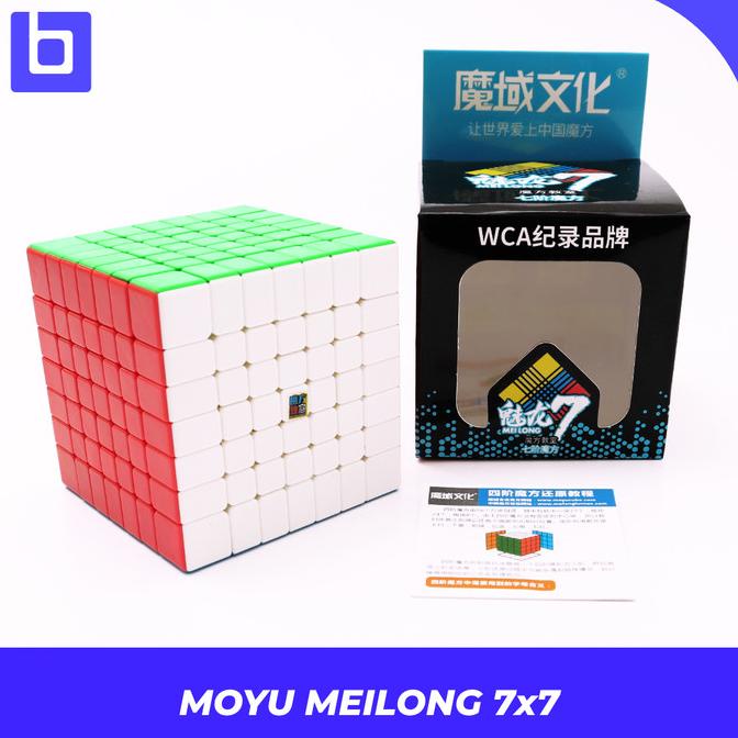 Rubik 7x7 Moyu MF Meilong 7x7 Stickerless Original