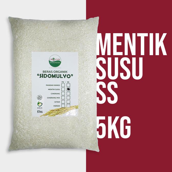 

Beras Organik / Organic Rice Mentik Susu 5kg Sidomulyo (Rendah Gula)