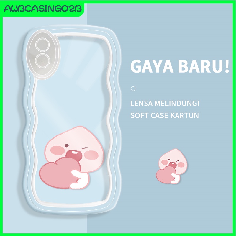 Casing Ponsel untuk Redmi 9A 5A 8A 10C 9C 6A 7 K40S Note 4 8 9 10 11 Pro Case Kartun Lucu Beruntung 