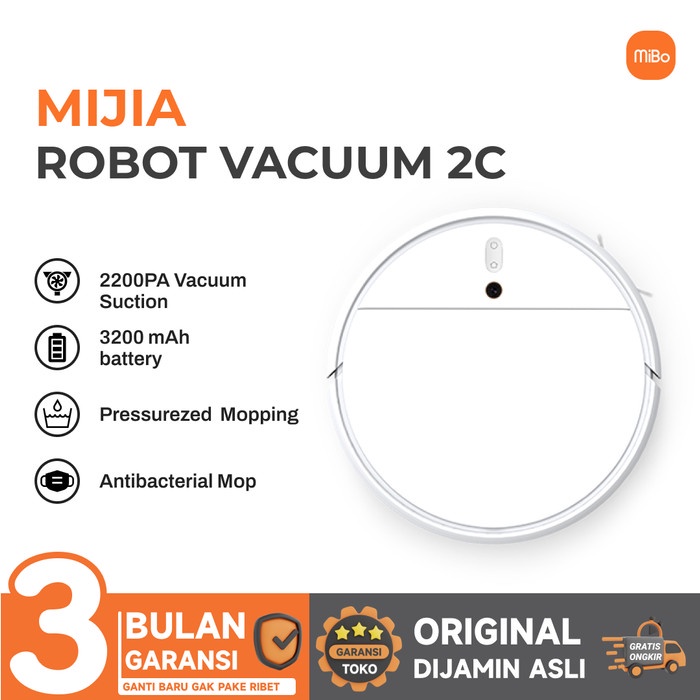 Terlaris Mijia 2C Sweeping Robot Vacuum Cleaner