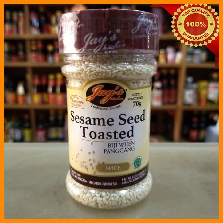 

(SUHA) JAY'S SESAME SEED TOASTED/ BIJI WIJEN PANGGANG 70GR