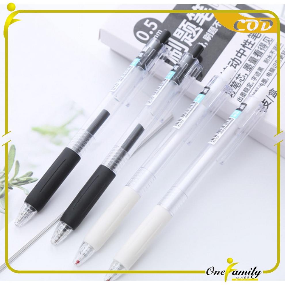 

ONE-A36 Pulpen Mekanik 0.5mm Gel Pen Pena Polos Mechanical Stationary Stationery Alat Tulis Sekolah Kantor