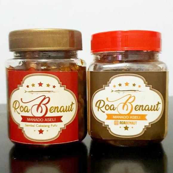 

PAKET HEMAT SAMBAL ROA BENAUT MINYAK SEDIKIT + SAMBAL CAKALANG FUFU PEDAS Best Seller