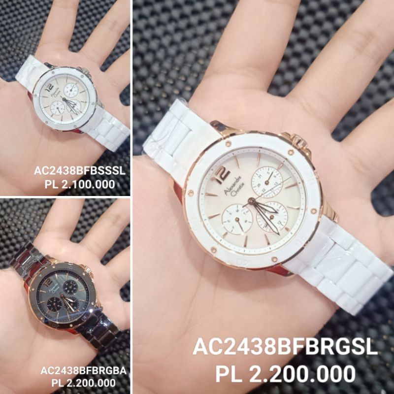 ALEXANDRE CHRISTIE WANITA CERAMIC AC 2438 BF || AC2438 ORIGINAL