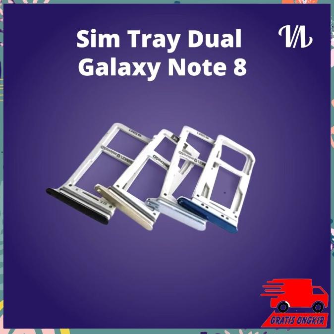 Simtray Sim Tray Samsung Galaxy Note 8 Dual Sim | Tempat Sim Card