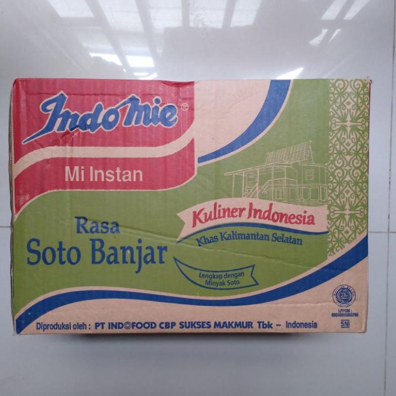 

[BAYAR DI TEMPAT] INDOMIE RASA SOTO BANJAR 1 DUS ISI 40 BUNGKUS Best Seller