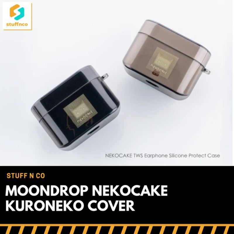 Moondrop Nekocake Silicon Cover Case Pelindung Kuroneko