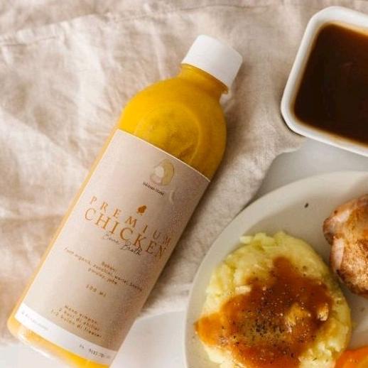 

premium chicken bone broth/kaldu ayam premium mpasi Best Seller
