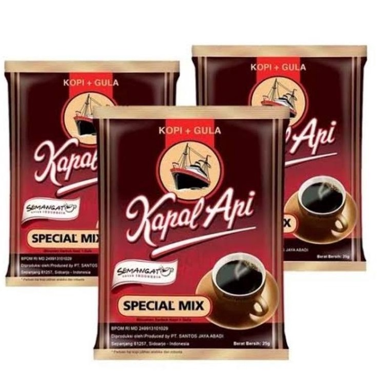 

[Miliki] Kopi Kapal Api Special Mix 25gr 2 Renceng Isi ( 20 Pcs ) 75