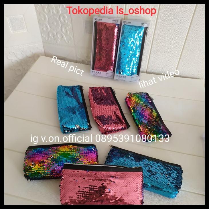 

Tempat Pensil Sequin / Pencil Case Sequin lihat video dibawah