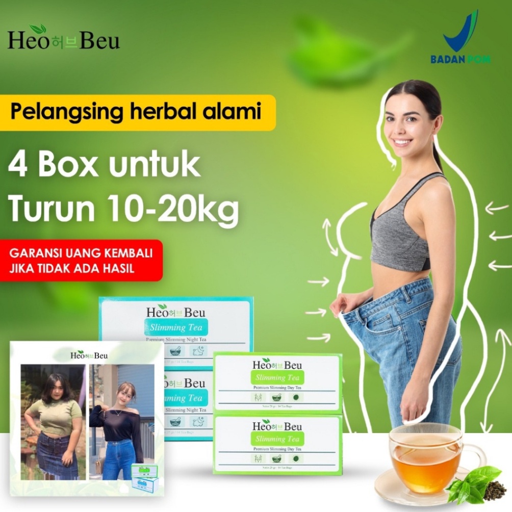 

Star 11.11 Teh Diet Pelangsing Heo Beu Slimming Tea Herbal Alami Minuman Teh Penurun Berat Badan , Membuat Badan Langsing 100% ORIGINAL HALAL BPOM Terlaris