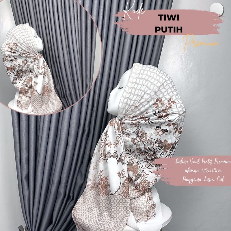 Elzahra hijab murah segiempat style Tiwi