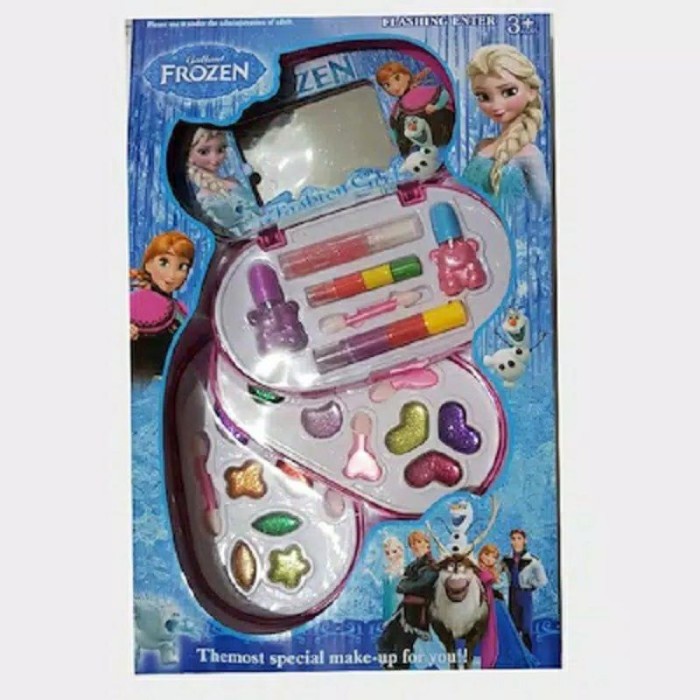 Mainan Anak Perempuan Make Up Set Frozenn 3 susun - kosmetik anak