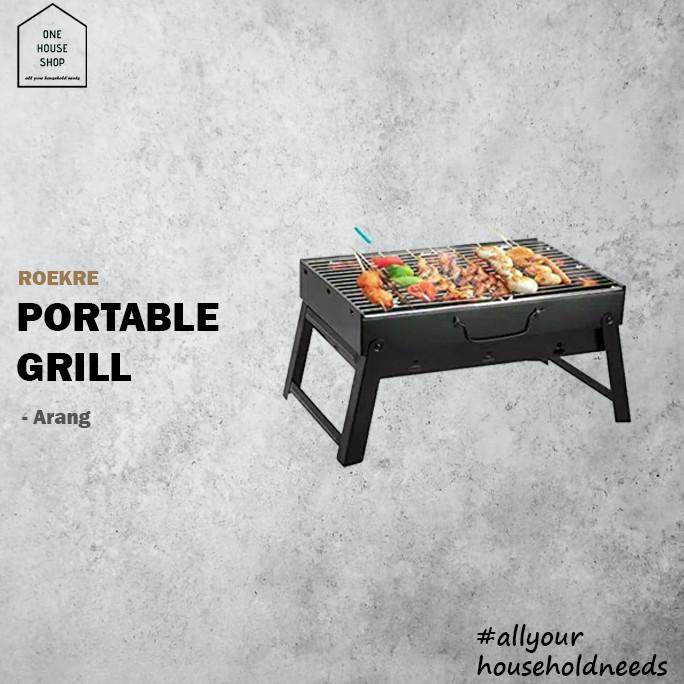 ;&;&;&;&] BBQ Charcoal Grill Portable Panggangan Arang Portabel LGI