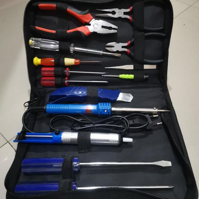Toolkit Set Solder Isi 14 Pcs Elektronik Set Lengkap Soldering
