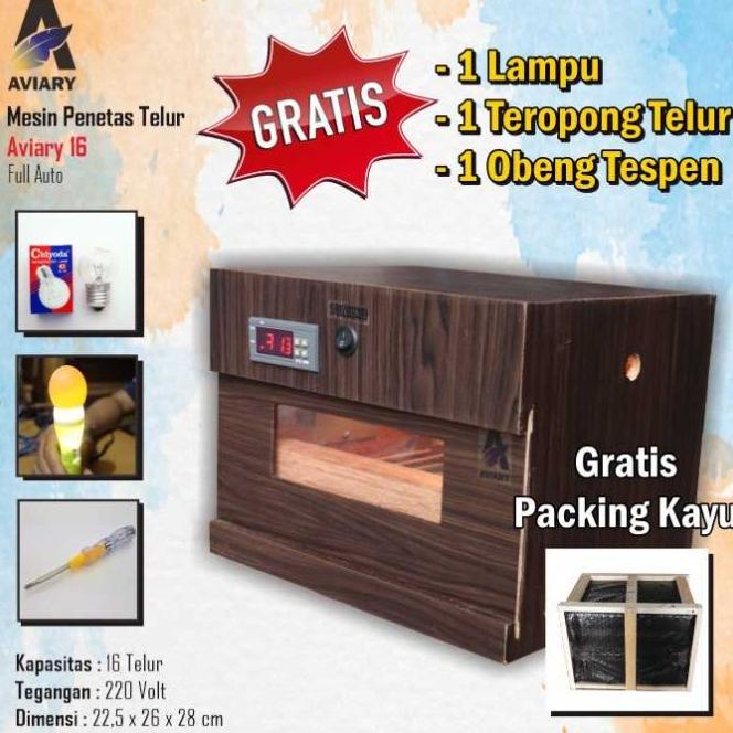 Promo Mesin Penetas Telur Aviary 12 Kapasitas 12 Telur Kualitas No 1