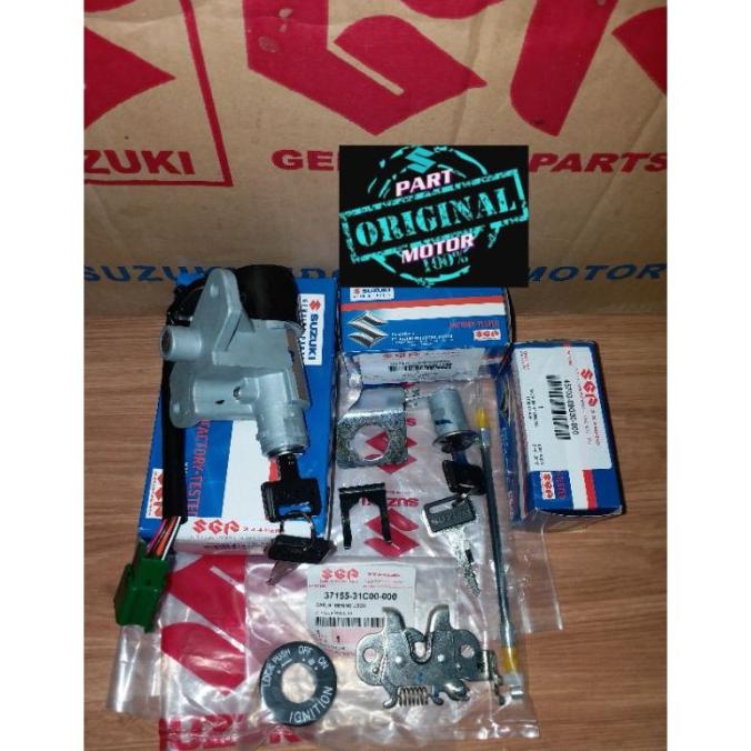 SEPEDA MOTOR AKSESORIS SEPEDA MOTOR KUNCI KONTAK 1SET SATRIA 2TAK HIU