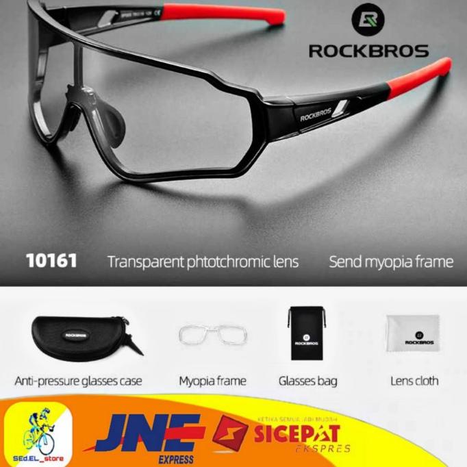Kacamata Sepeda Photocromic Full Frame Aksesoris Gowes Sepeda MTB