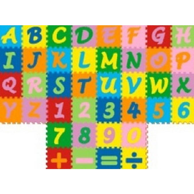 Mainan Edukatif Matras Puzzle Evamat Evamats ABC Mini Alphabet Angka