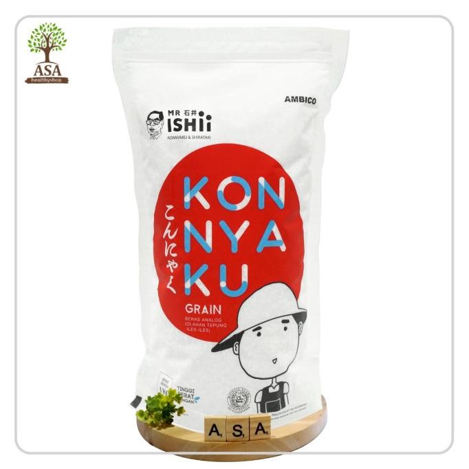 

shirataki konnyaku rice - beras shirataki 1kg