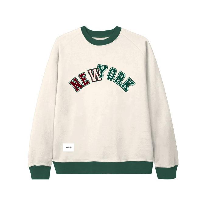Russ Sweater Crewneck New York Broken White