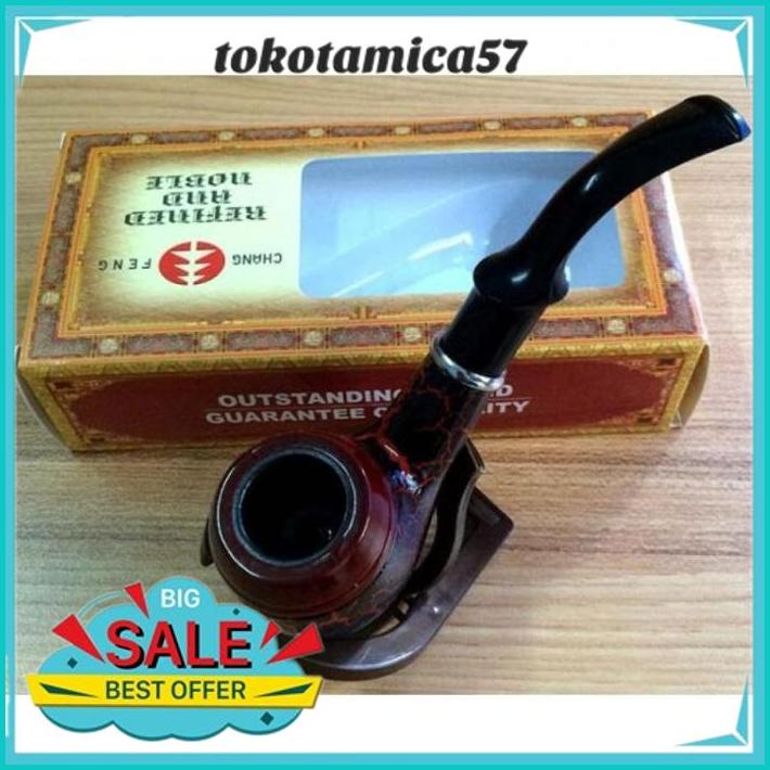 PIPA FILTER ROKOK CANGKLONG KAYU UKIR ASLI TEMBAKAU POPEYE CHUNG FENG ONGKIR NOL