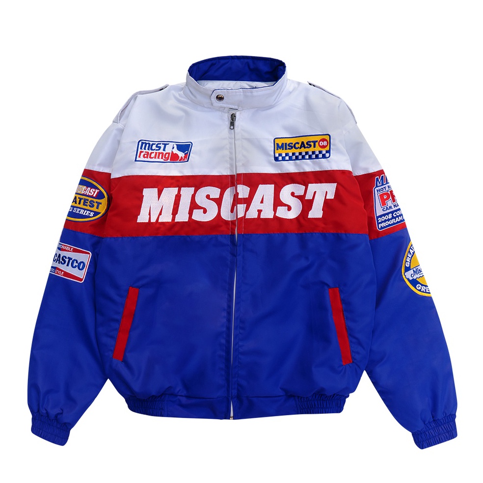 HARGA BERSAHABAT|| Miscast Nascar Jaket Vintage Camaro Blue