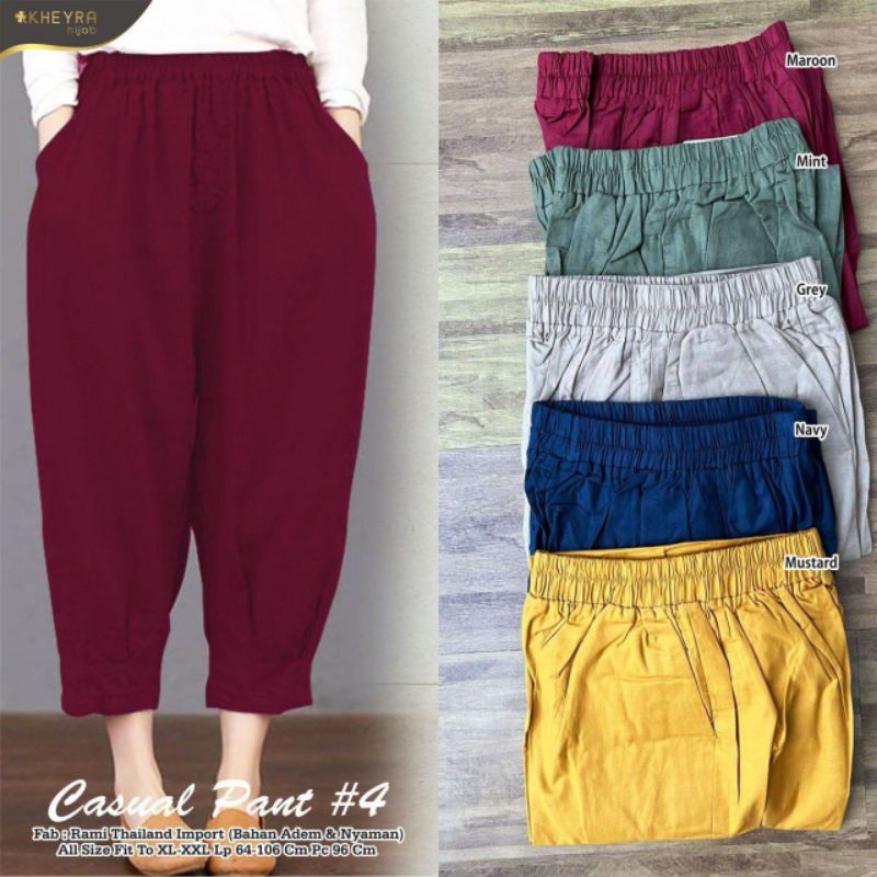 Casual Pant #4 - Celana Harem Wanita - KHEYRA