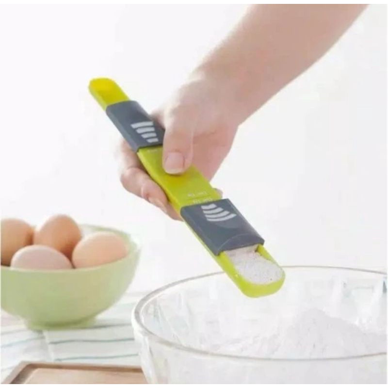 SENDOK TAKAR GESER SLIDING MEASURING SPOON