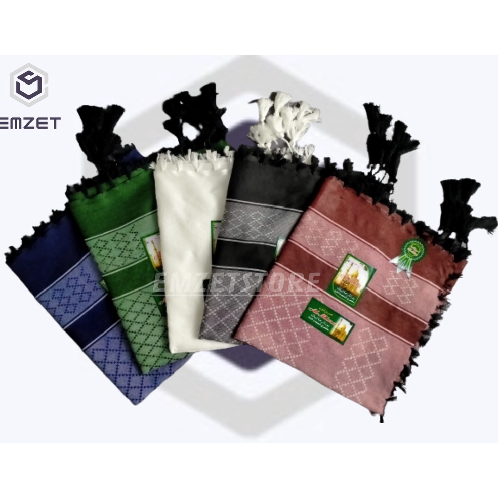 Asli Bagus SORBAN MURAH  SORBAN HAJI AL-MINA MOTIF WARNA PREMIUM 892❦