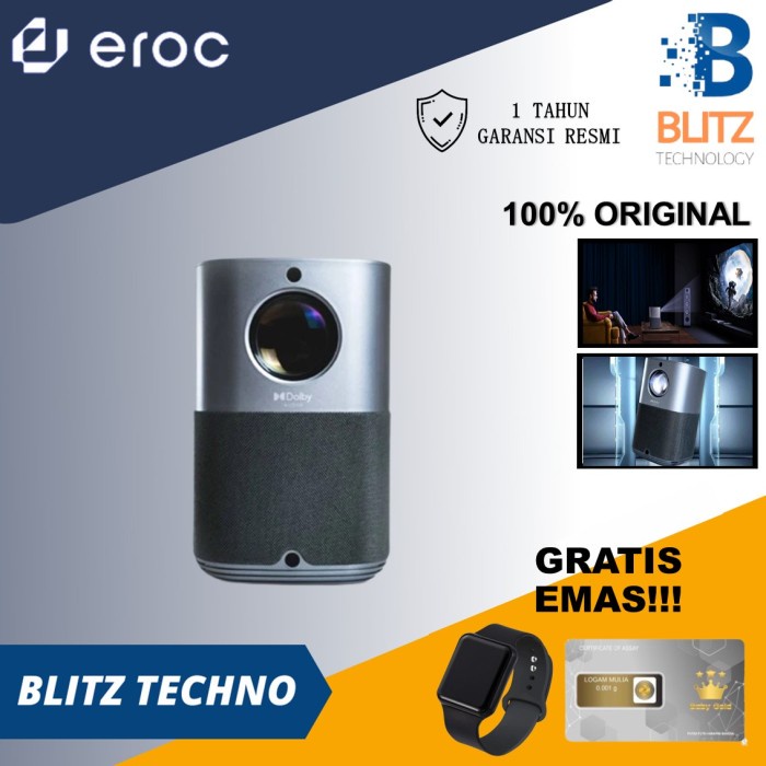 EROC Android Smart Home Proyektor Dolby FHD MAX - EROC MAX Projector