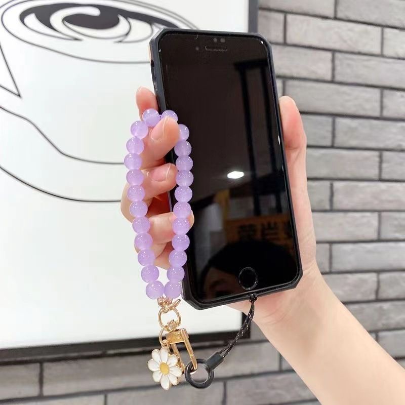 Gantungan Korean Chain Hp BISA DIPASANG DISEMUA CASE HP Strap Casing / gantungan hp bunga daisy