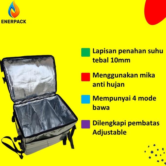 ENERPACK Tas GoFood GrabFood Tas Ojol - Tas Delivery Tas Motor EP-F