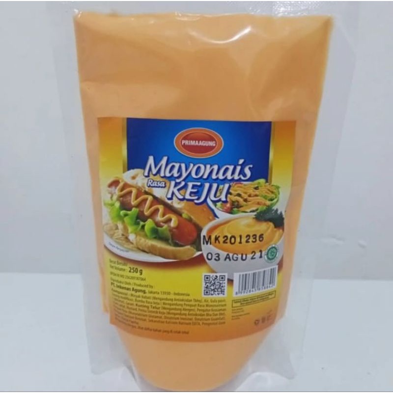 

Prima Agung Mayonaise rasa Keju 250gr Mayones